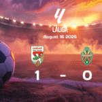 ES Zarzis Clinches Victory Over Jeunesse Sportive Omrane with 1-0 Win in Ligue 1 Match on August 16, 2025