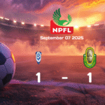 Barau FC vs Bendel Insurance Ends in 1-1 Draw in NPFL Fixture on 2025-09-07