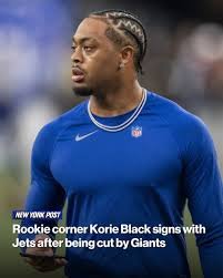 Rookie Cornerback Korie Black Joins Jets After Release from Giants