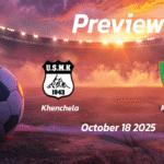 MB Rouisset vs Ben Aknoun: Preview – Team News, Line-ups, Prediction and Tips | October 18 17:00 (GMT)