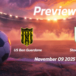 ES Metlaoui vs ES Zarzis: Preview – Team News, Line-ups, Prediction and Tips | November 09 13:30 (GMT)